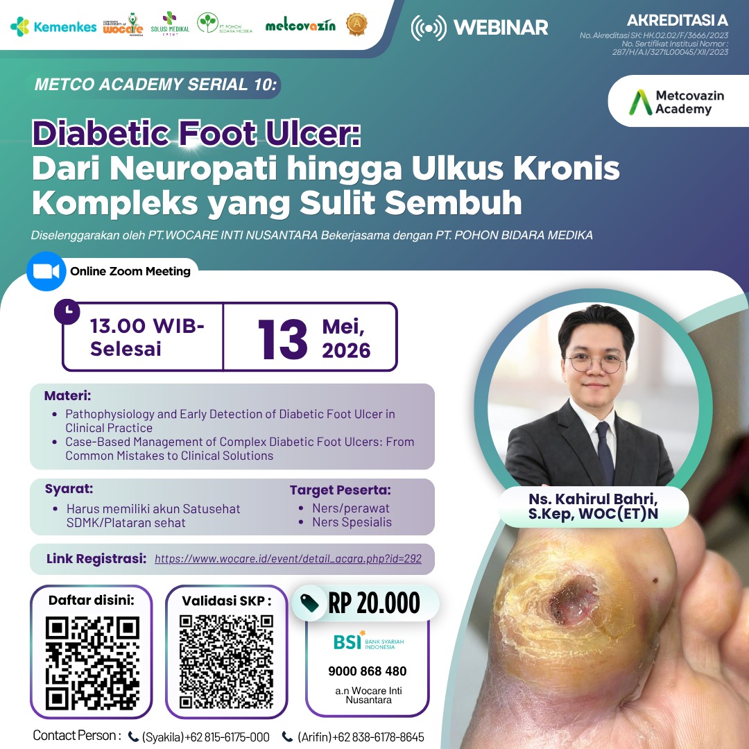 Diabetic Foot Ulcer: Dari Neuropati hingga Ulkus Kronis Kompleks yang Sulit Sembuh
